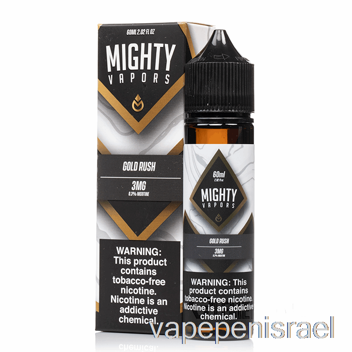 חד פעמי Vape Israel Gold Rush - אדים אדירים - 60ml 6mg